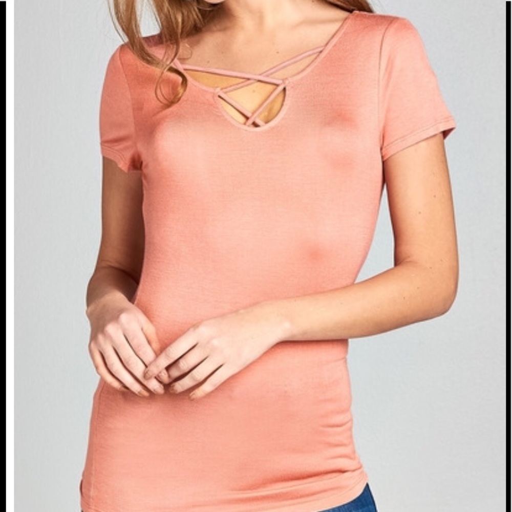 Cross Strap Top - Picture 2 of 3